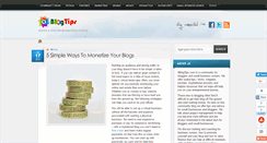 Desktop Screenshot of 9blogtips.com